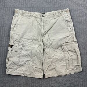 Polo Jeans Co Ralph Lauren Cargo Short Men 38 Khaki Tan Military Surplus Utility